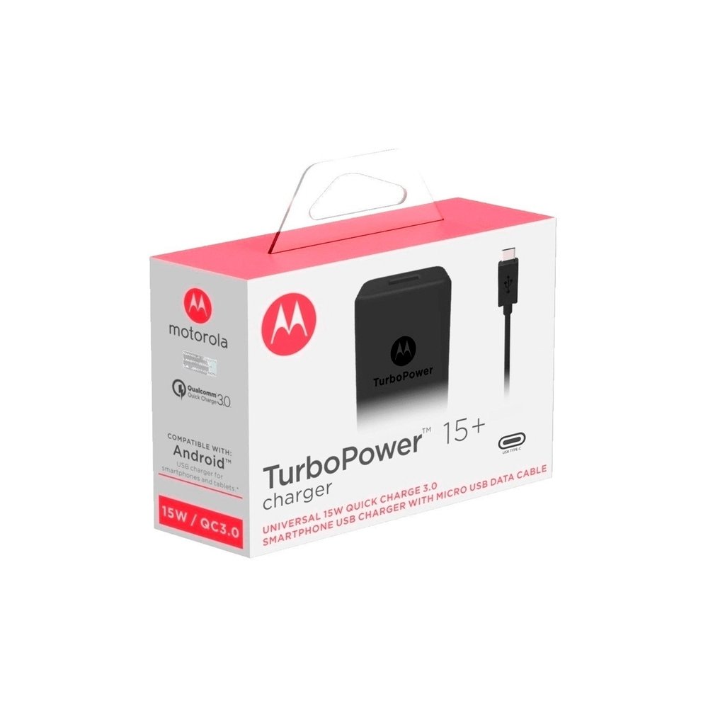 Cargador Motorola Tipo C Original Turbo Power 15W