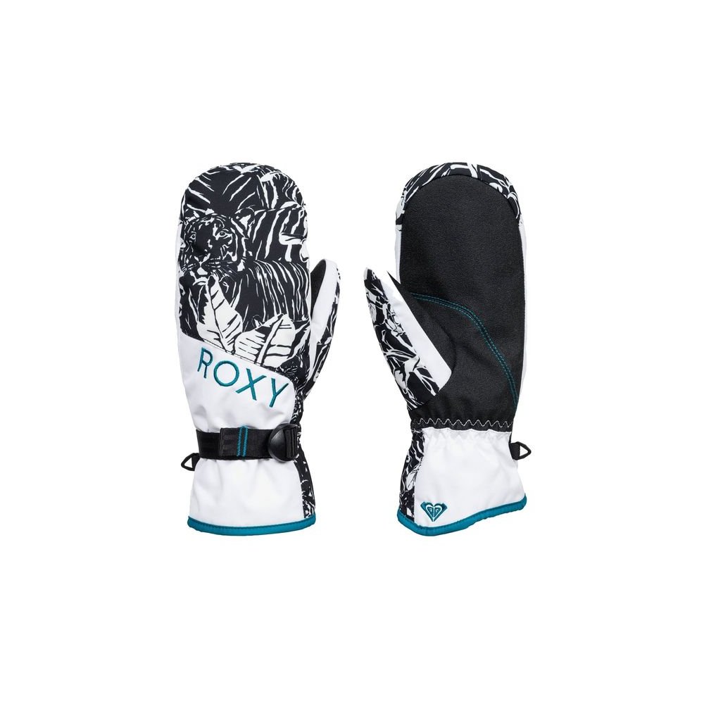 Guantes Mitones Roxy Jetty Mitt Ski Snowboard Mujer True Black Tiger