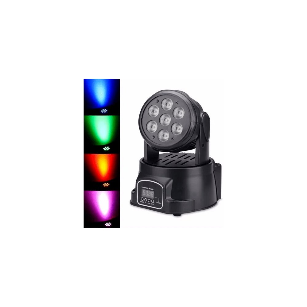 Luz LED interior de foco móvil DMX 6X10W RGBW - China Cabezal móvil,  cabezal móvil de haz