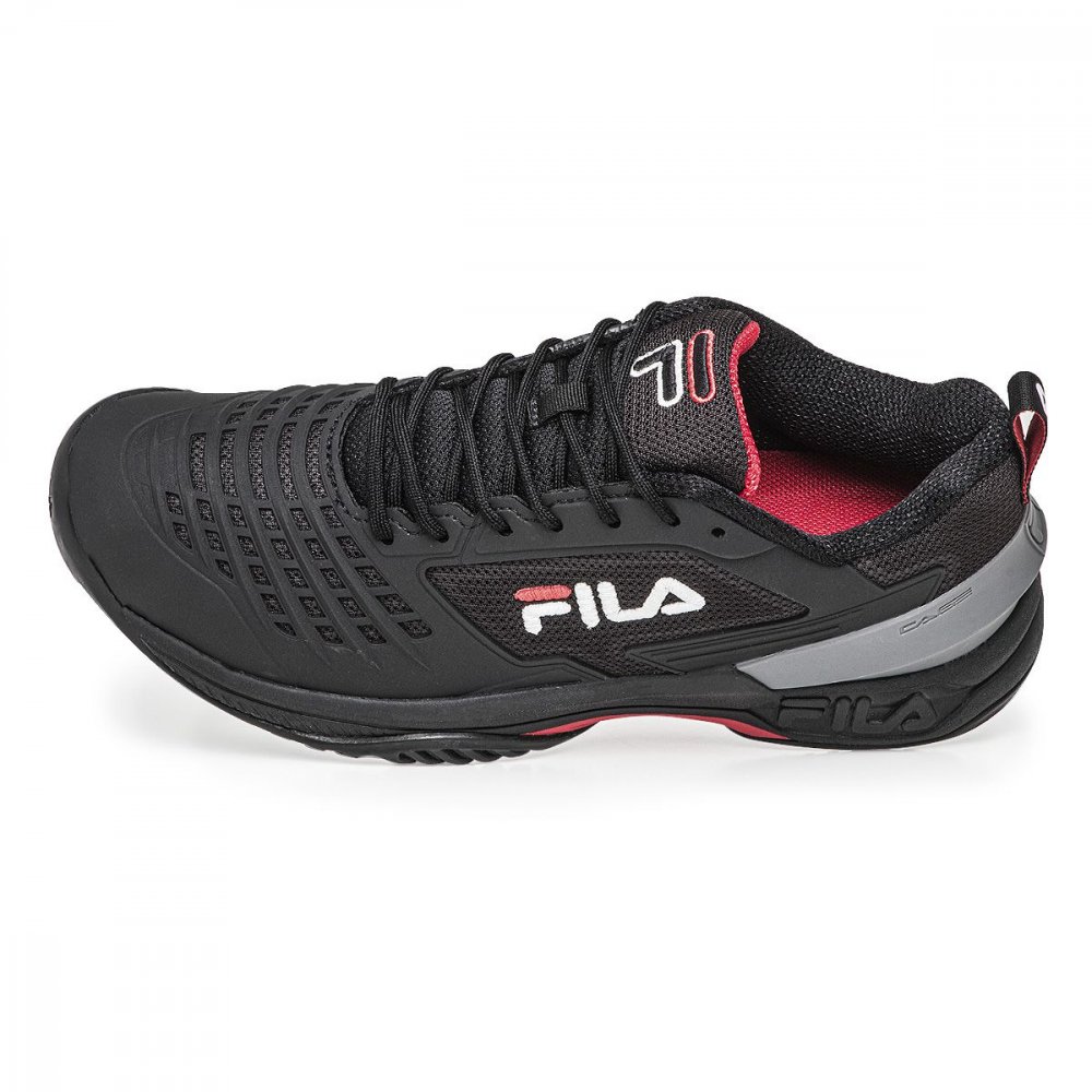 proyector Saca la aseguranza enemigo Zapatillas De Tenis Fila Axilus Ace Negra