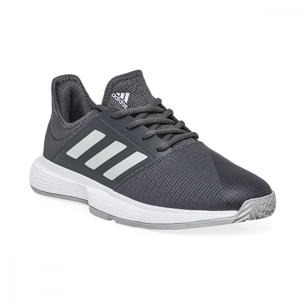 Zapatillas De Tenis Adidas Gamecourt Mujer Gris